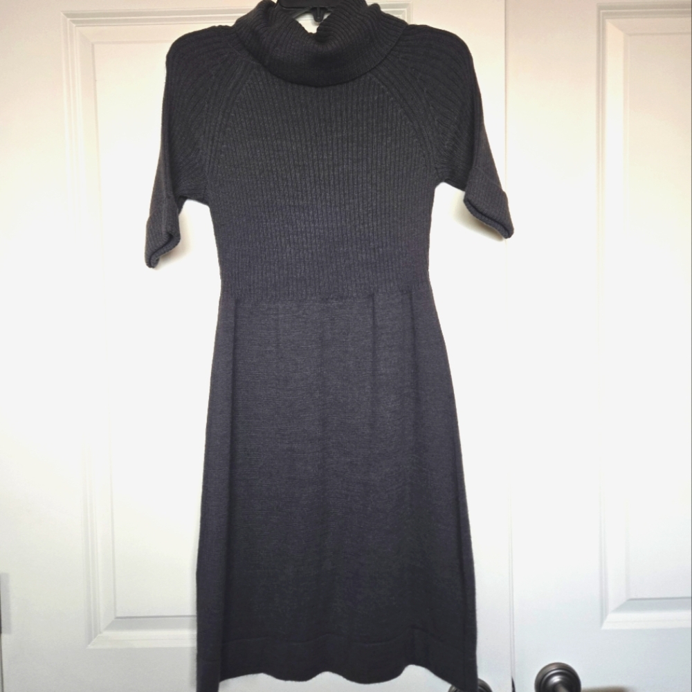 LOFT Gray Sweater Dress
